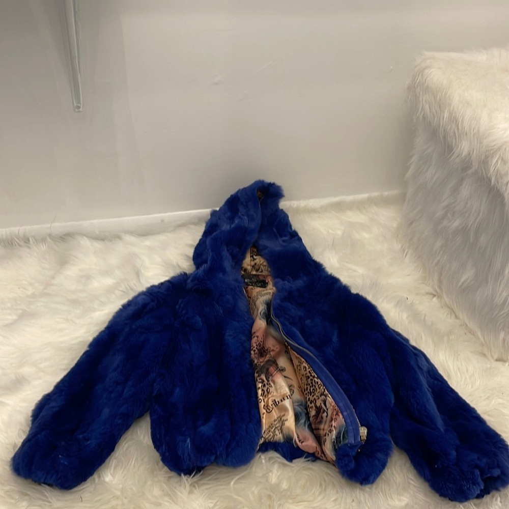 100% Rabbit Fur kids Jacket